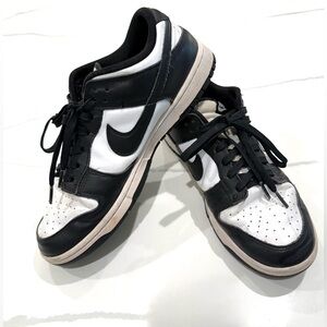 Nike Dunks- Panda(Black and White) Low-Top Sneakers-Mens Size 10.5
